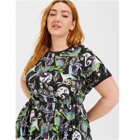 TORRID NWT Disney Nightmare Before Christmas Skater Dress - Picture 3 of 6